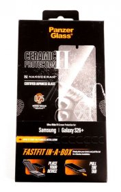 Panzerglass Display Protective Film - Pg26554 Panzerglass Ceramic Screen Protector Samsung New Galaxy S 2026 Plus | Ultra-wide Fit With Fastfit In A Box