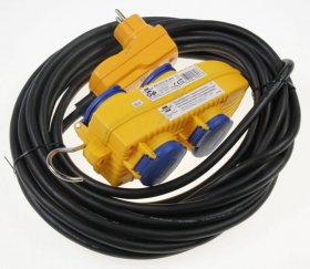 Brennenstuhl Power Supply Cable - H07rn-f 3g1,5 Extension Cable Net- Fi 30ma Ip44 Mit Powerblock 10m
