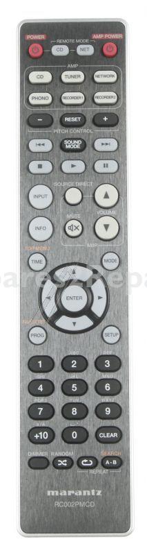 Sound United Ir remote Control - Rc002pmcd 30701016500am Remote Control Rc002 Pmcd Pm5005-cd5005