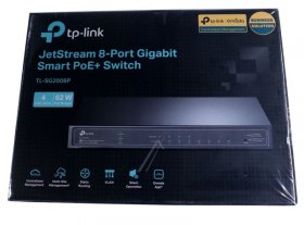 Tp Link Network Switches Till 8 Ports - Jetstream 8-port Gigabit Smart Switch With 4-port Poe+