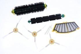 Sqoon Vacuum Cleaners accessories - Filter (5) + Bürsten (3) + Walzen (2) -set Für Roomba 500 Serie