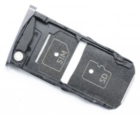 Motorola Sim card Holder - 01019125013w Single Sim Tray (lunar Gray) Plain