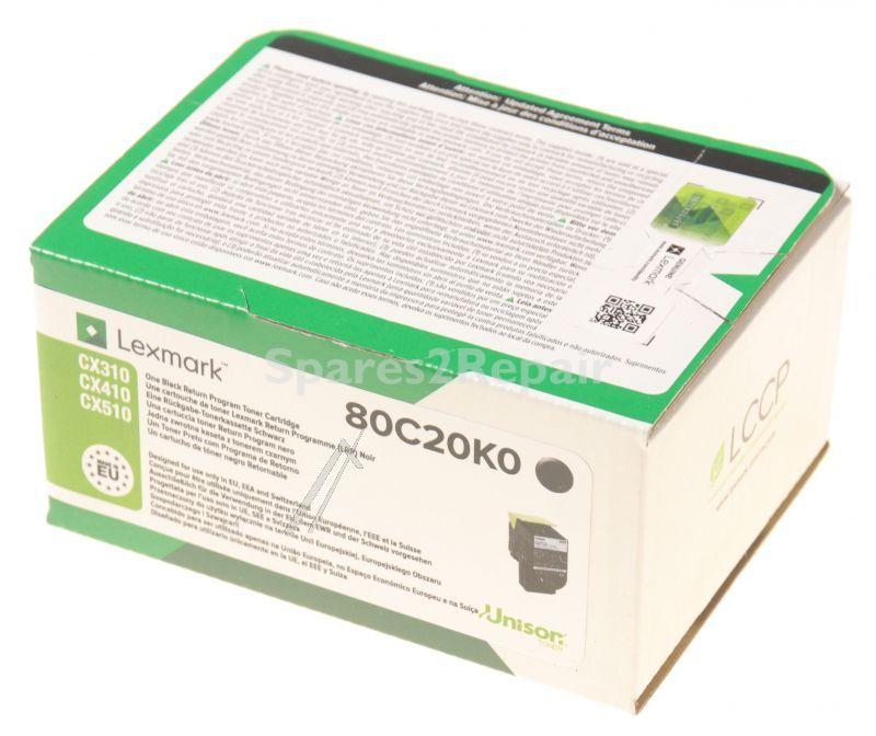Lexmark Toner Cartridge - 802k 80c20k0 Toner Cartridge Black 1k