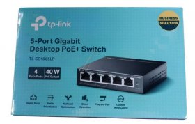 Tp Link Network Switches Till 8 Ports - 5-port Gigabit Desktop Switch With 4-port Poe+