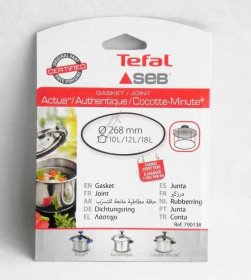 Pressure Cooker Seal - 790138 Seal-silicone 10-12-18l [Groupe SEB]