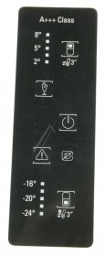 Control Panel - C00502174 Dotyk 2 0 Digits Vert Display Inlay Uf [Whirlpool Indesit]