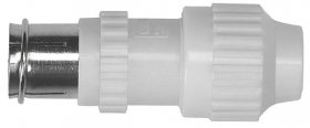 Axing Coaxial Adaptor - Cfs 20-00 F Quickfix Fur Koaxkabel Mit 4,5 Bis 7 Mm Durchmesser