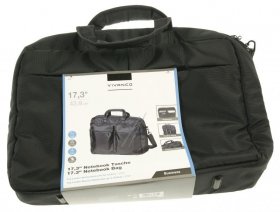 Vivanco Laptop Bag - Nb Prof2 17.3 Notebook Tasche Business Top Loader 17,3 -43,9cm, Schwarz