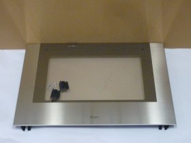 Oven outer Door - C00518649 Ka Vbl Door Frm+ext Gls+rails Fg [Whirlpool Indesit]