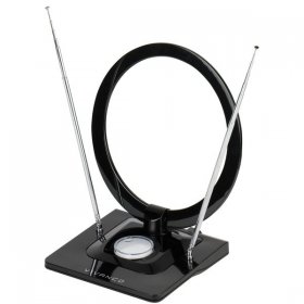 Vivanco Dvbt-antennas Inside - Tva 3050 Full Hd Innenantenne, Ring Design, Regelbar, Lte Filter