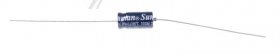 Suntan Axial Electrolytic 85 Degrees - 47uf-25v Elco Axial 6,3x13mm