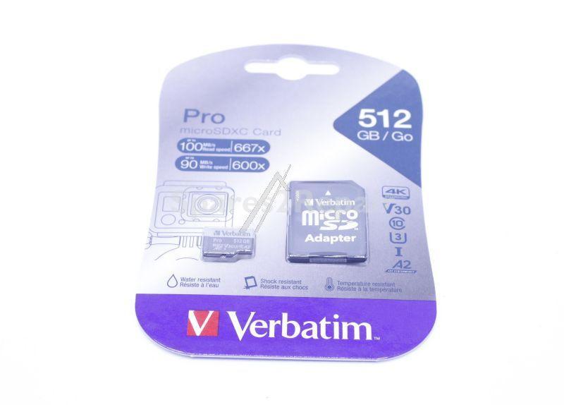 Verbatim 512 Gb Microsd Verbatim 512GB Pro Plus 666X UHS-I