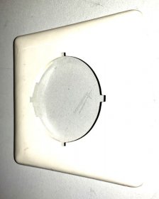Cover Network Box - Flush Mount Plate, Pearl White