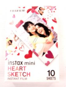 Fujifilm Digital Photo - 16799926 Fujifilm Instax Mini Film Heart Sketch