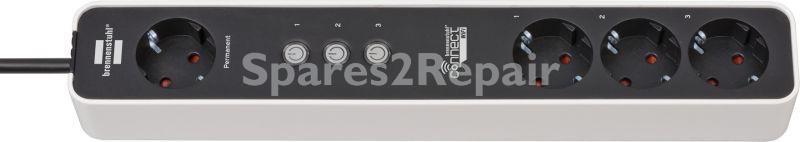 Brennenstuhl Four-way Trailing Socket - Connect Ecolor 1153240626 Wlan Steckdosenleiste 4-fach Mit 3-kanal
