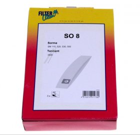 Filterclean Vacuum Cleaner Bags - So8 000806-k Dust Bags X 3