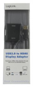 Logilink Hdmi Converter - Converter: Usb-a 3.0 > Hdmi Female