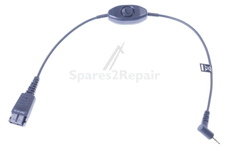 Jabra Fixed Network-connection - 8800-00-55 Jabra Kabel Qd -> 2 5mm Klinke