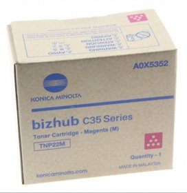 Konica Minolta Toner Cartridge - Tnp-22m A0x5352 Toner Magenta C35 Bizhub 4 5k Konica-minolta