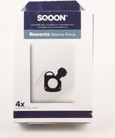 Sqoon Vacuum Cleaner Bags - Vacuum Cleaner Bag Alternative For Rowenta Silence Force-x-trem 4 Pieces
