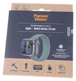Panzerglass Display Protective Plastic Film - Panzerglass Screen Protection Full Body Apple Watch Series 9 | 8 | 7 | 41mm | Transparent - 3658