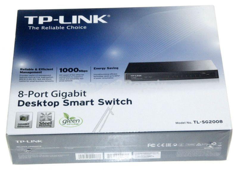Tp Link Network Switches Till 8 Ports - Tl-sg2008 Giga Ethernet L2 Switch 8 Port Desktop
