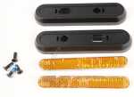 Platum Reflector - Spare041 Rear Reflector 2 Pcs (with Black Bases)