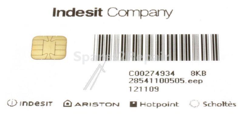 Programming Cards - C00274934 482000031249 Card Nmbl1911f Sw28541100002 Entrysegmen [Whirlpool Indesit]