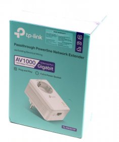 Tp Link Powerline - Tl-pa7017p Tp-link Tl-pa7017p Av1000 Gigabit Passthrough Powerline-adapter