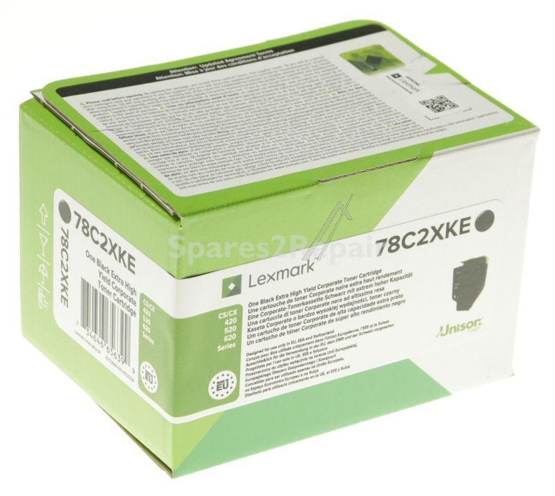 Lexmark Toner Cartridge - 78c2xke Toner Cartridge Black 8k