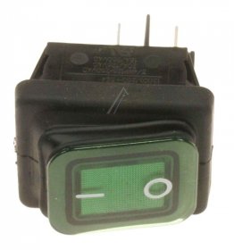 Interbar Rocker Switch - 3627-250 22 On-off Rocker Switch 25x21 4pinout Green