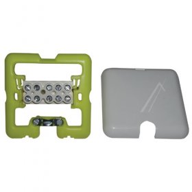 Merten Earth Connections Box - Meg1011-9019up Wall Mount Outlet 5x2 5mm² With Cover