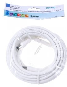 Axing Aerial Connecting Cable - Bak 992-00 Anschlusskabel Iec Axialer Stecker Axiale Kupplung