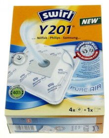 Melitta Vacuum Cleaner Bags - Y201 Y201 Swirl Dust Bags X4 +1 Filter - Nilfisk|philips| Adaptable For Samsung