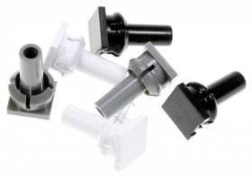 Square Plug - C00325741 481010628173 Stopper Square Kit ( White+black+grey) [Whirlpool Indesit]