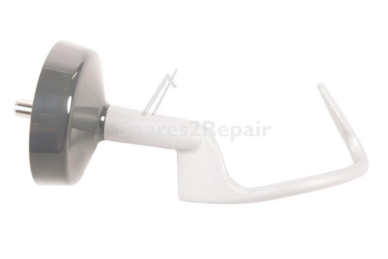 Kneader Hook - Kw712204 Dough Hook Assembly - Aluminium - Non-bayonet Hub & Old Circ [Delonghi]