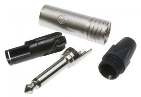 Neutrik 6,35mm Jack Plug Mono - 2 Pin 6.35 Mm Jack Plug