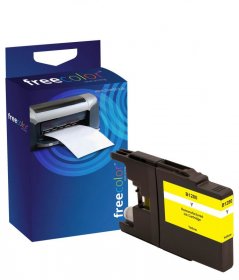 Freecolor Cartridge - Ink Yellow For Brother Lc-1280 Ye