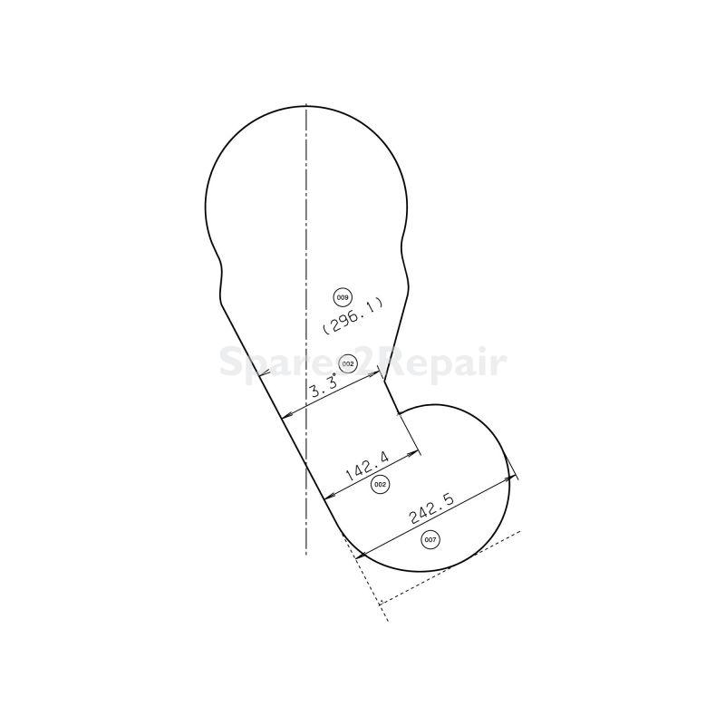 Insertion Material - 140041012109 Insulation back Panel cover [Electrolux Aeg]