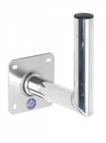 Vivanco Aluminium-wall Support - Stm Wh25 Sat Wandhalter, Wandabstand 25cm, Rohr 5cm, Aluminium