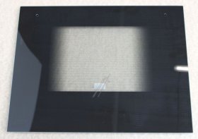 Oven outer Door - 3428411114 Front Glass Black Faure 594x46 [Electrolux Aeg]
