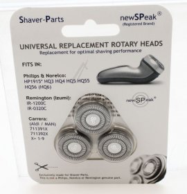 Newspeak Shaver Head - Hq3 hq4 hq5 hq55 hq56 hq6 - Alternative Shaving Heads For Philips