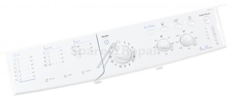 Operating Unit Screen - C00274542 482000087099 Control Panel+handle Iwc6105(eu) [Whirlpool Indesit]