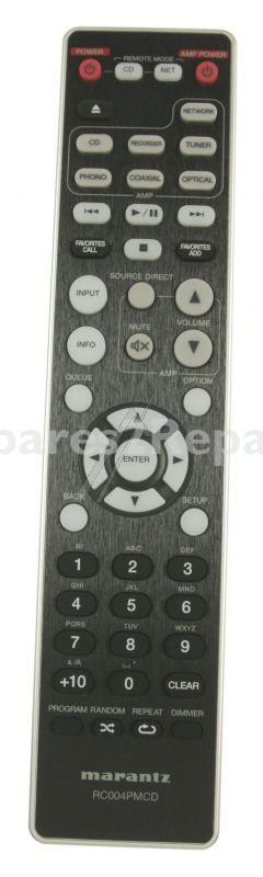 Sound United Ir remote Control - Rc004pmcd 943307102260s Remocon Transmiter Assembly Y (pm6007&cd6007)