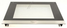 Oven outer Door - C00099218 482000078652 Oven Door Glass + Dish Strip Ix [Whirlpool Indesit]