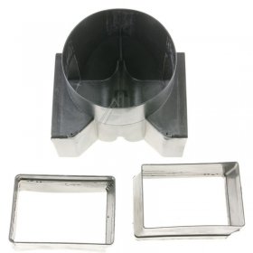 Faber Franke Roblin Extractor Hose - 133 0018 362 Lower Chimney Rect X Uap745