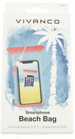 Vivanco Leather Bag Gsm - Beachbagvvpi Waterproof Beach Bag For Phones Up To
