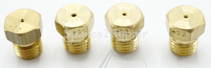 Nozzle - C00510192 488000510192 Set Of Nozzles G3029mbar 4g [Whirlpool Indesit]