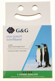 G&g Colour Cartridge - Ribbon Alternative To S0721660, Black On White