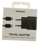 Samsung Charger For Mobile Phone - Ep-ta800 Ep-ta800xbegww Fast Charger For Mobile Phone Ep-ta800 Usb-c Black